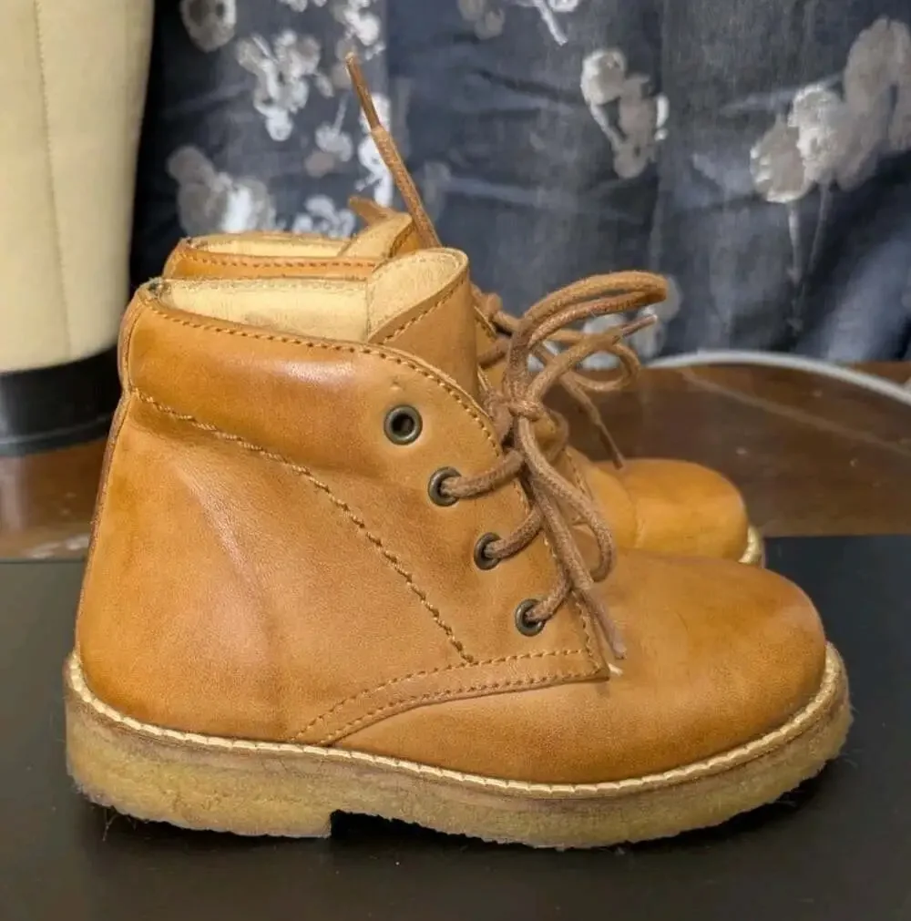 The Simple Folk The Perfect Boot Kids Size 23EU 7US Brown Leather Toddler Shoes